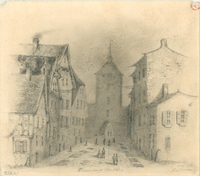 VUE D'ALSACE : WISSEMBOURG_0